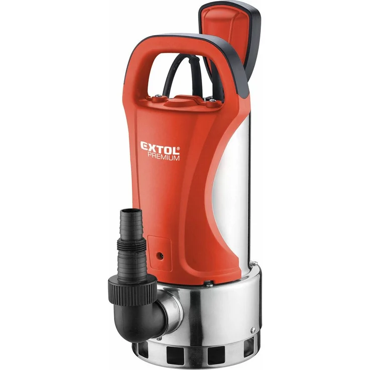 Extol Premium Tauchschlammpumpe, 1100 W, 18500 l/h, Elektro-Qualitäts-Pumpe mit 10m Kabel – Bild 1