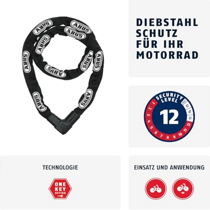 Kettenschloss Abus CityChain 1010 : 170 cm – Bild 2