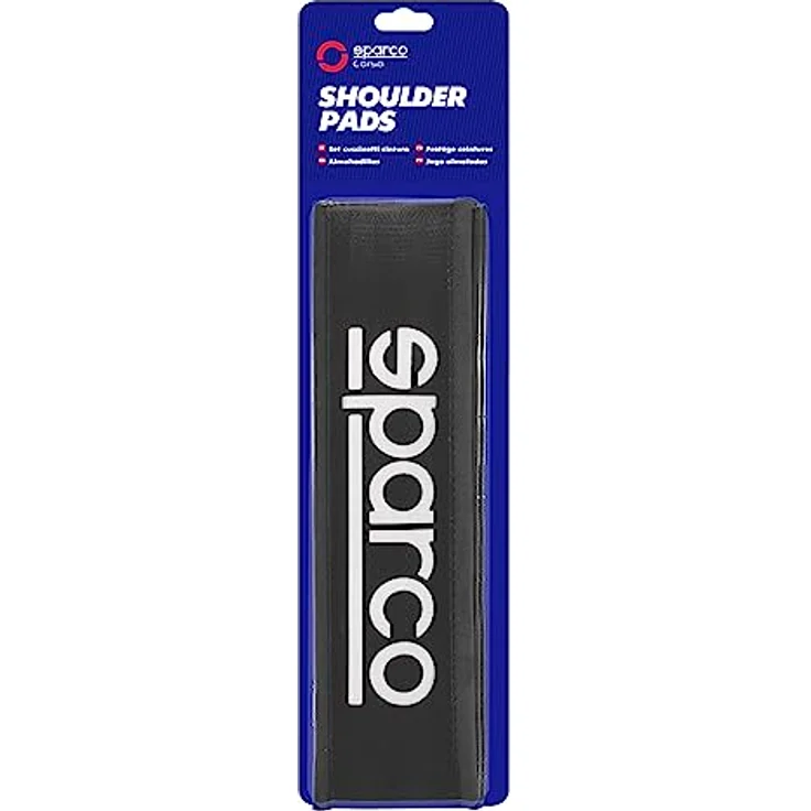 SPARCO 2er Set Universal SPC Gurtpads Schwarz Polyester Schwarz Universal – Bild 5