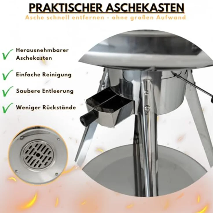 Activa 11700 Holzkohlegrill Rundgrill Klassik Holzkohlegrillfläche 50 cm – Bild 6