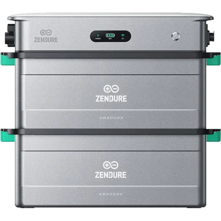 Zendure SolarFlow 2400 AC mit 2×AB3000X Batterien, 2400W, IP65, ZEN+ OS, modulares Solarspeichersystem