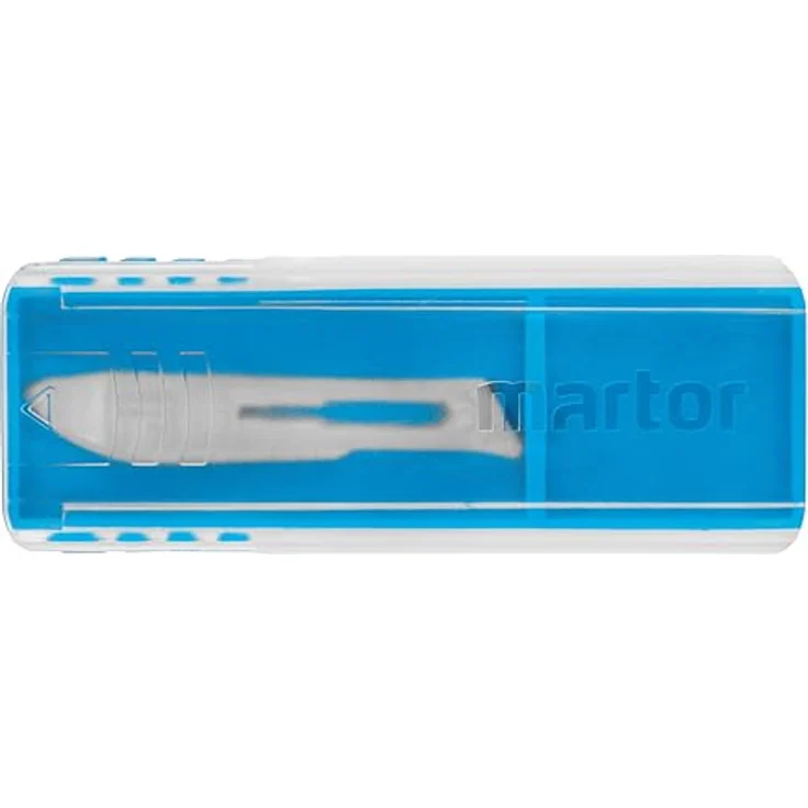 MARTOR Skalpellklingen Nr. 10, 10er Set, scharfe Ersatzklingen für Grafikmesser, 7,2 mm, Edelstahl, 1-fach nutzbar – Bild 3