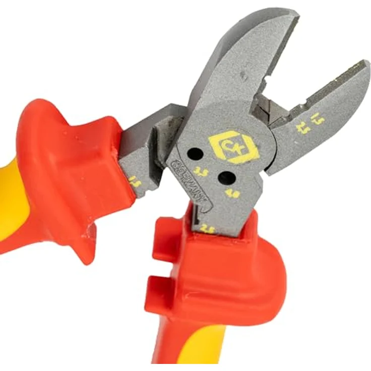 C.K RedLine VDE Combicutter 3 Max, 180 mm, VDE-geprüfte Zange mit verbessertem Griffdesign und Schraubenschneider – Bild 3