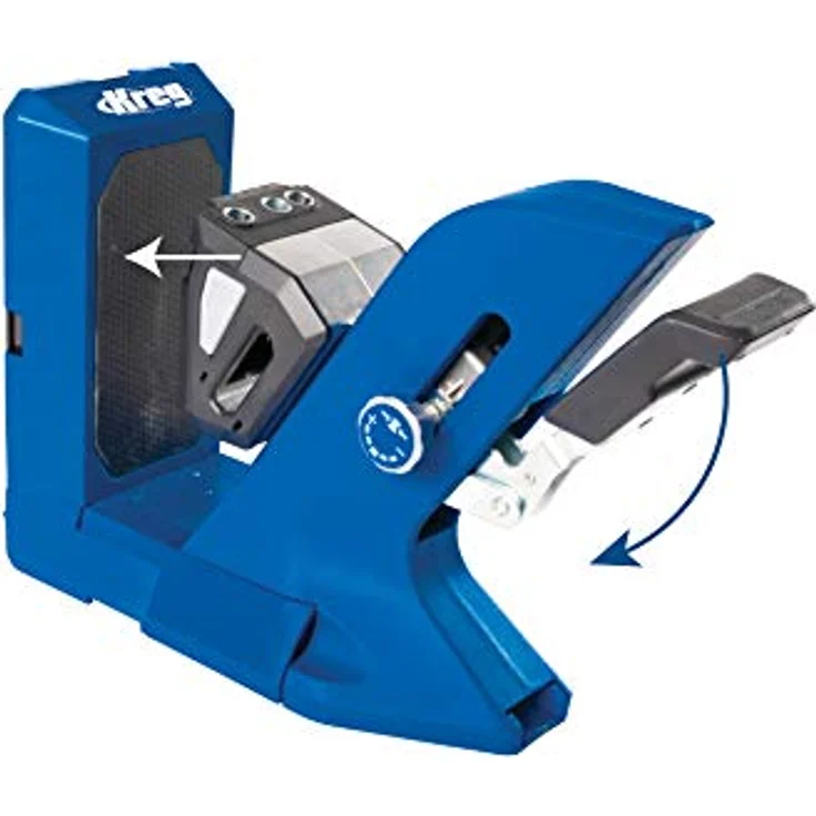 KREG Pocket Hole Jig 720 Taschenloch Bohrschablone ( KPHJ720 ) + Stufenbohrer + Bit + Schrauben - Preisvergleich – Bild 9