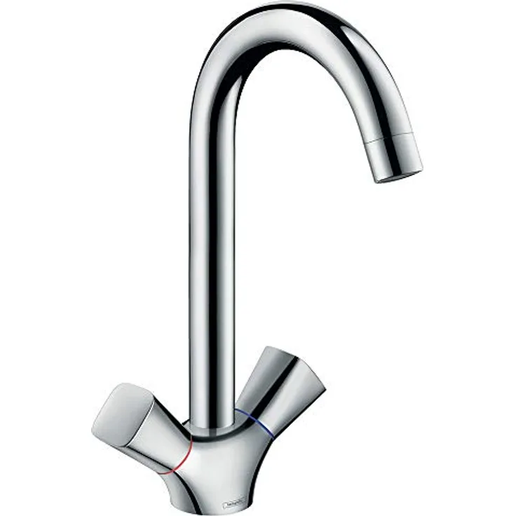 Hansgrohe Logis M31 2-Griff Spültischarmatur 220 1jet, chrom glänzend