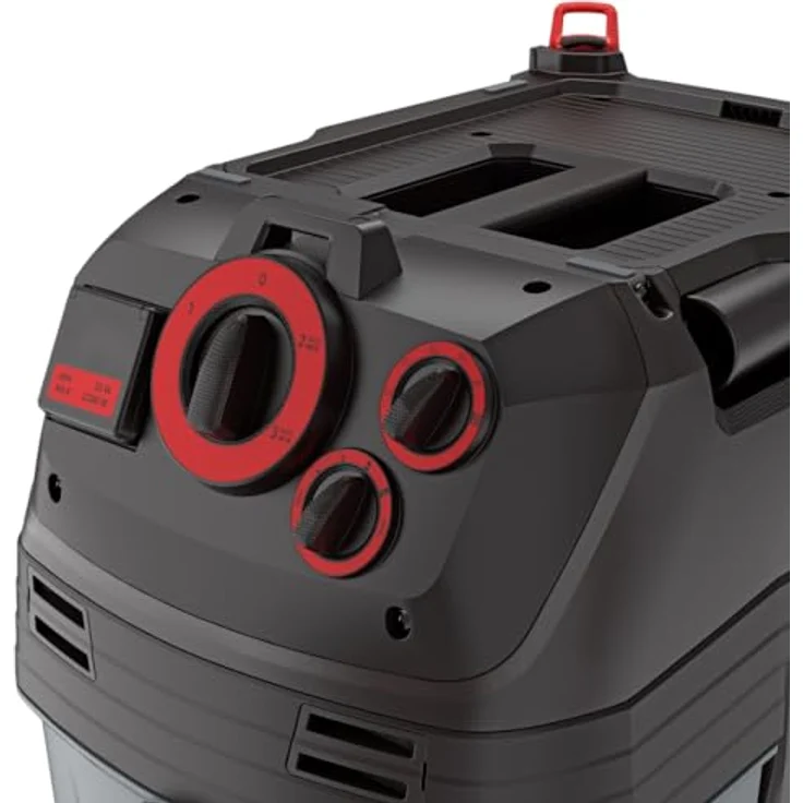 MENZER Industriesauger Sicherheitssauger VCH 530 PRO, Staubklasse H, 30 Liter, professioneller Nass- und Trockensauger mit automatischer Filterabreinigung, 1.380 Watt Motor, antistatische Ausrüstung, schwarz – Bild 5
