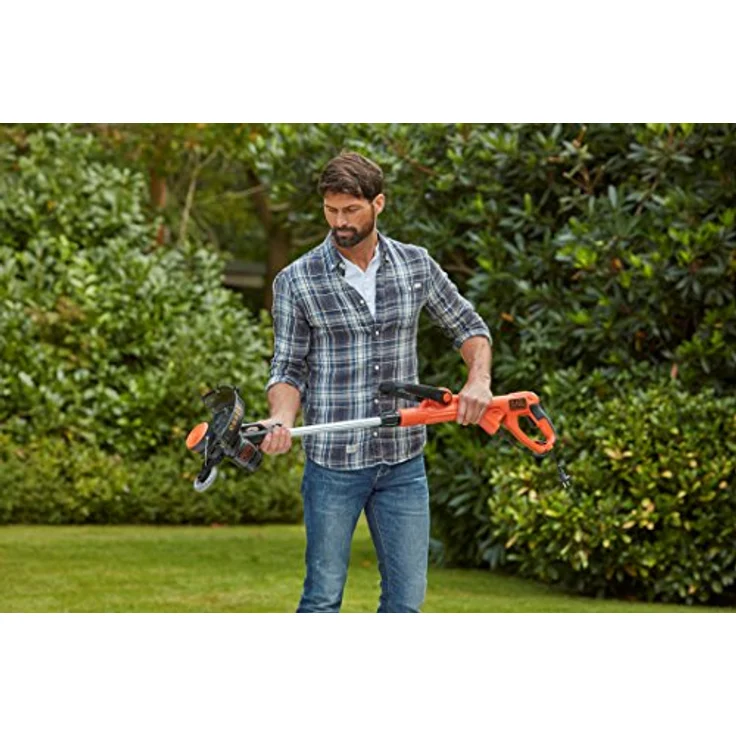 Black + Decker beste628-qs Rasentrimmer kabelgebunden, 550 W, Schwarz, 28 cm – Bild 10