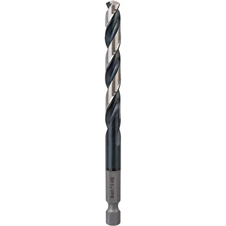 Bosch Accessories 2608577128 Metall-Spiralbohrer 7,50 mm, HSS mit oxidbeschichteter Spiralnut, kompatibel mit Sechskantschaftsystemen – Bild 2
