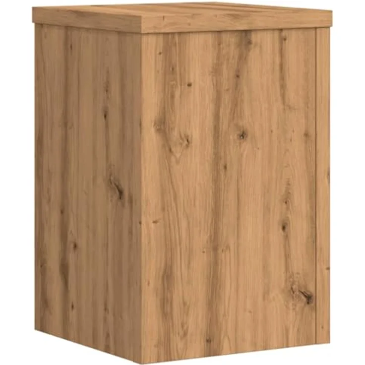 vidaXL Blumenständer Pflanzenständer 2 Stk Artisan-Eiche 25x25x35 cm, Robustes Holzwerkstoff, Stabile Oberplatte, Leicht zu reinigen – Bild 7