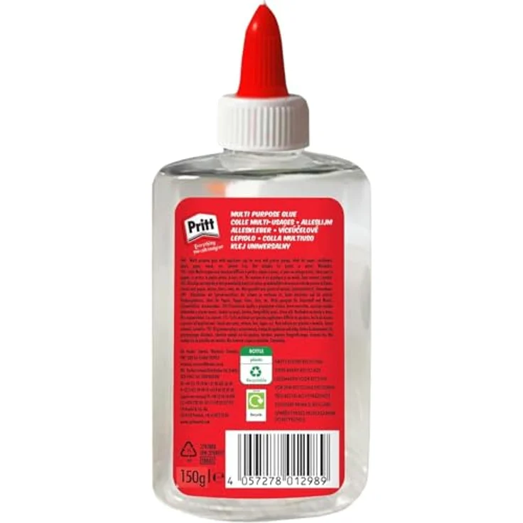 Pritt Alleskleber 145,0 g, lösungsmittelfrei, starke und dauerhafte Klebkraft, transparent – Bild 2