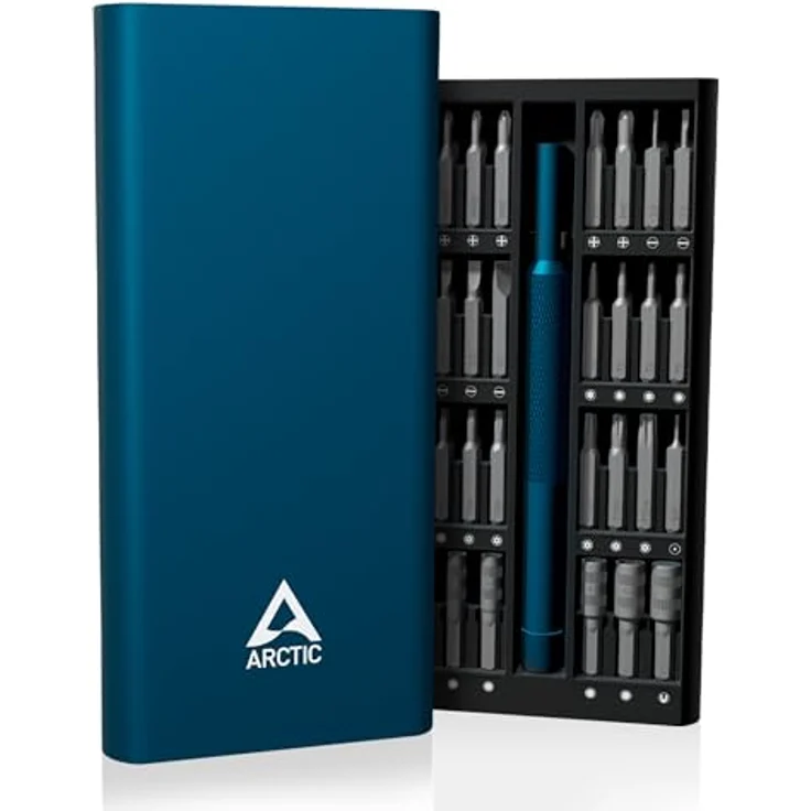 ARCTIC Precision Screwdriver Toolkit - Präzisionsschraubendreher-Set 62 in 1, Aluminiumgehäuse, für Elektronik, Laptop, Tablet, etc. – Bild 1