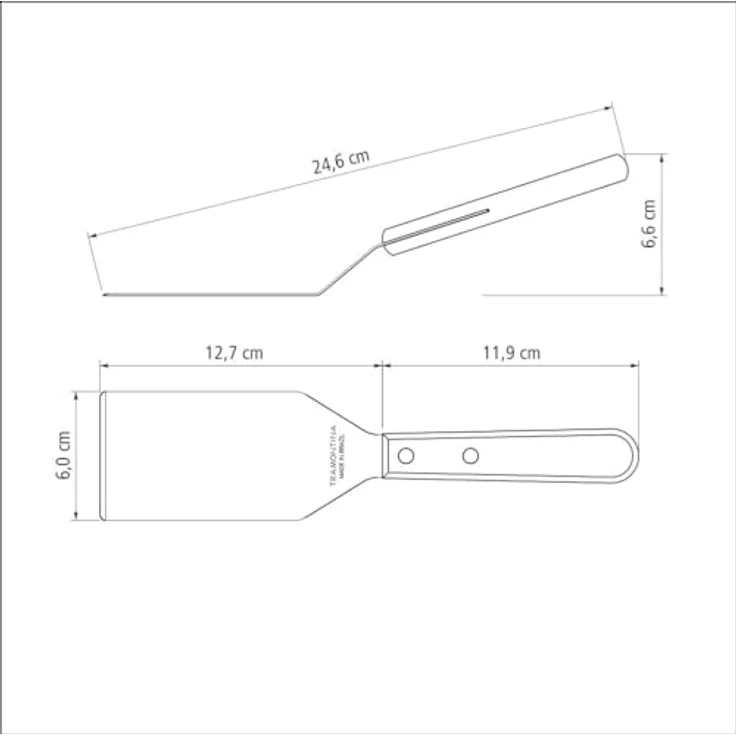 Tramontina Grillwender Grillschaber, Edelstahl, 25 cm – Bild 4