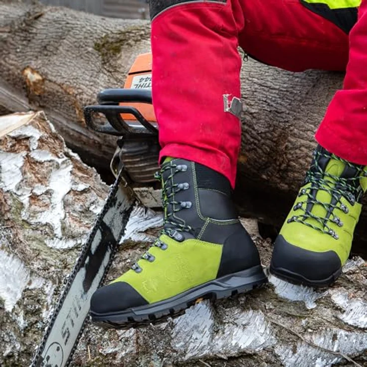 Haix Protector Ultra 2.0 GTX, Sicherheitsschuhe S3 mit Gore-Tex, Schnittschutzklasse 2, Größe 45 – Bild 2