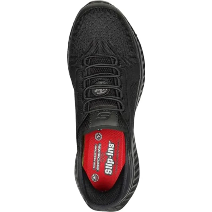 Skechers Tilido Sicherheitsschuhe S1, Größe 46, rutschhemmende Außensohle, ESD-fähig, Hands-Free Slip-Ins – Bild 4