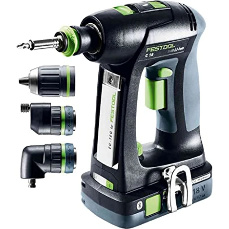 Festool Akku-Bohrschrauber C 18 HPC 4,0 I-Set, 2x 4,0 Ah Lader im Systainer – Bild 2