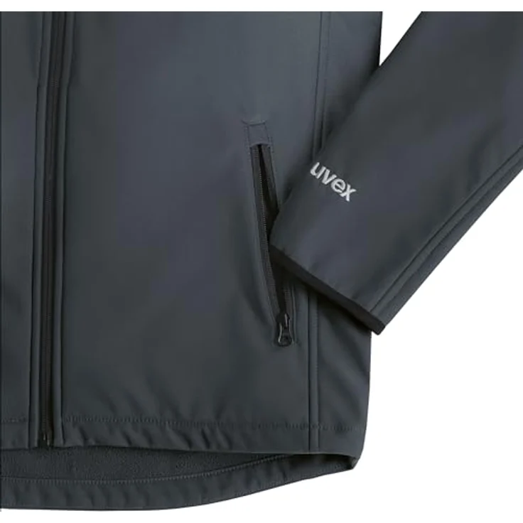 Uvex suXXeed craft 7322 Softshelljacke, Regular Fit, anthrazit, Gr. S mit ergonomischer Passform und hohem Tragekomfort – Bild 3