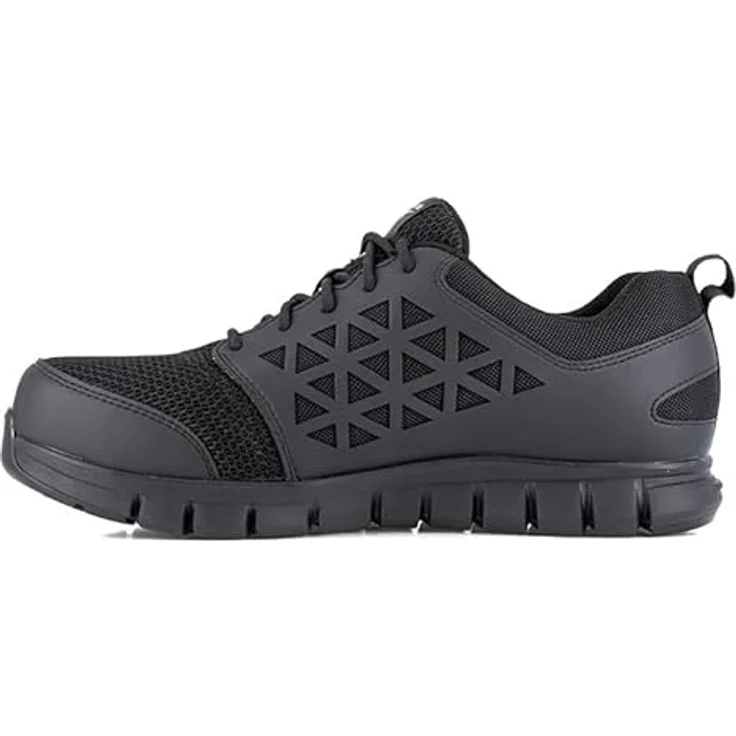 Reebok Excel Light Sicherheitsschuh, 100% metallfrei, atmungsaktiv, feuchtigkeitsregulierend, grau – Bild 4