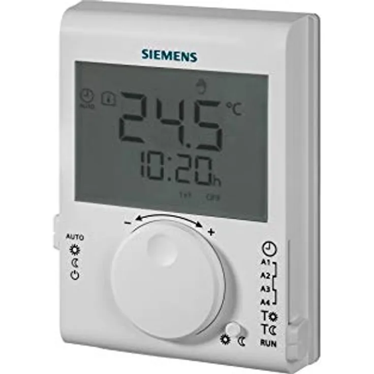 SIEMENS RDJ100 Raumtemperatur-Regler, programmierbar mit Tagesschaltuhr und großer LCD-Anzeige