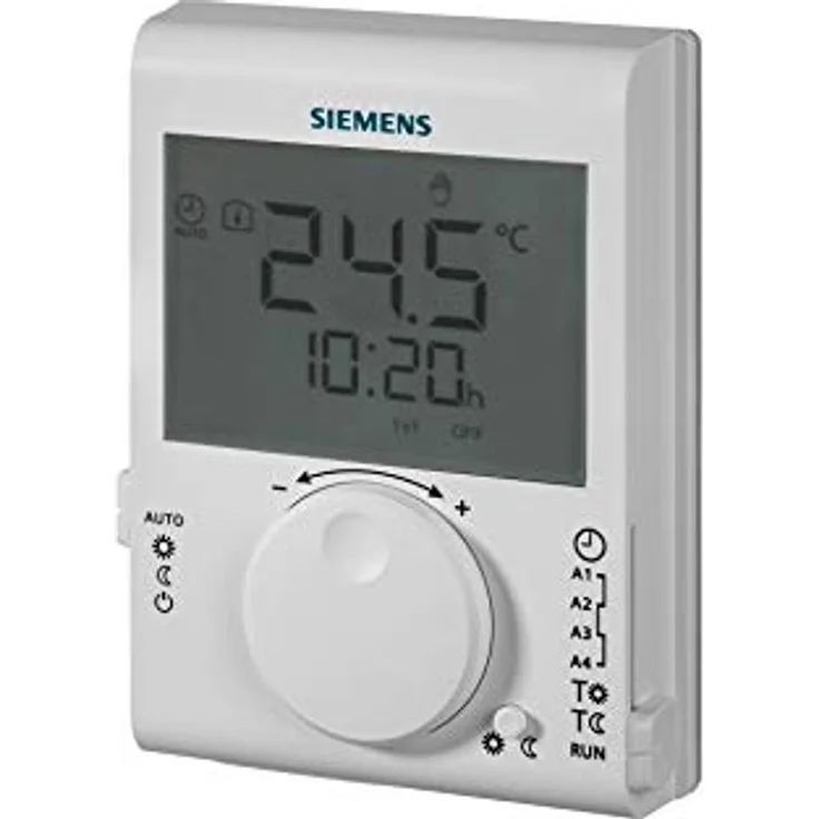 SIEMENS RDJ100 Raumtemperatur-Regler, programmierbar mit Tagesschaltuhr und großer LCD-Anzeige – Bild 1