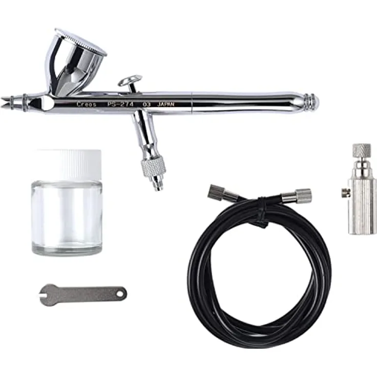 GSI Creos PS274 Procon Boy WA Double Action, Airbrush mit 0,3 mm Düse und umfangreichem Zubehörset