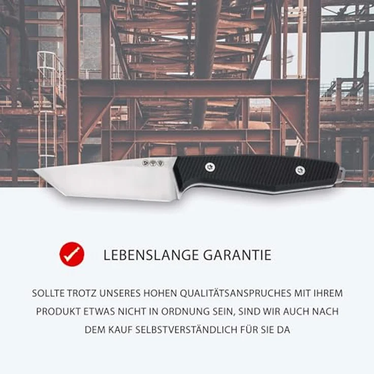 Böker Solingen® Daily Knives AK1 American Tanto - EDC Messer in Schwarz mit N690 Böhler-Stahl Klinge – Bild 5