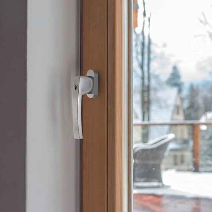 BASI 16er Set abschließbare Fenstergriffe aus Aluminium, Farbe Weiß oder Silber, inklusive 32 Schlüssel, mit Kindersicherung und Stiftlänge 35 mm – Bild 4