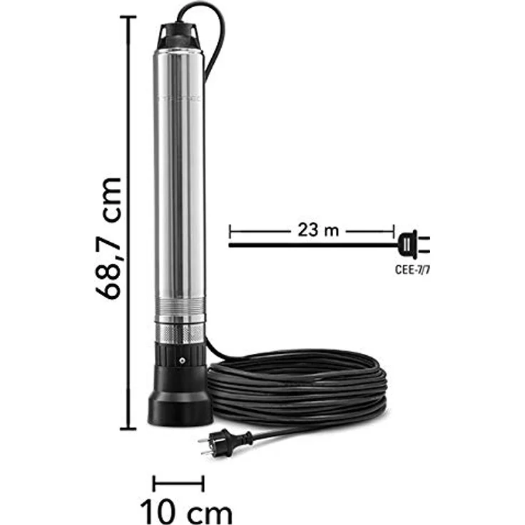 Trotec Tiefbrunnenpumpe TDP 750 E Tiefbrunnenpumpe – Bild 2