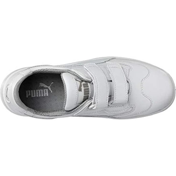 PUMA Safety Sicherheitsschuh - Fiberglaskappe, I.Q.-Cell Dämpfung, Mikrofaser, Klettverschluss, metallfrei, mondopoint Weite 11, zertifiziert (Weiß) – Bild 7