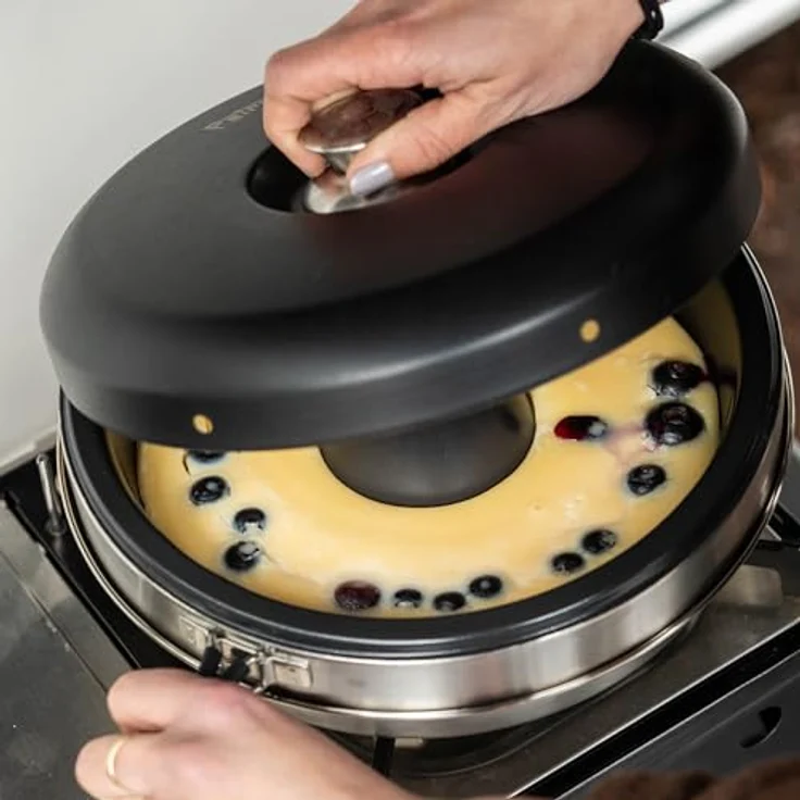 Petromax Feuerstelle Petromax Dimego Camping Backofen Mini-Backofen mit Ober-, Unter- und Seitenhitze, Edelstahl – Bild 10