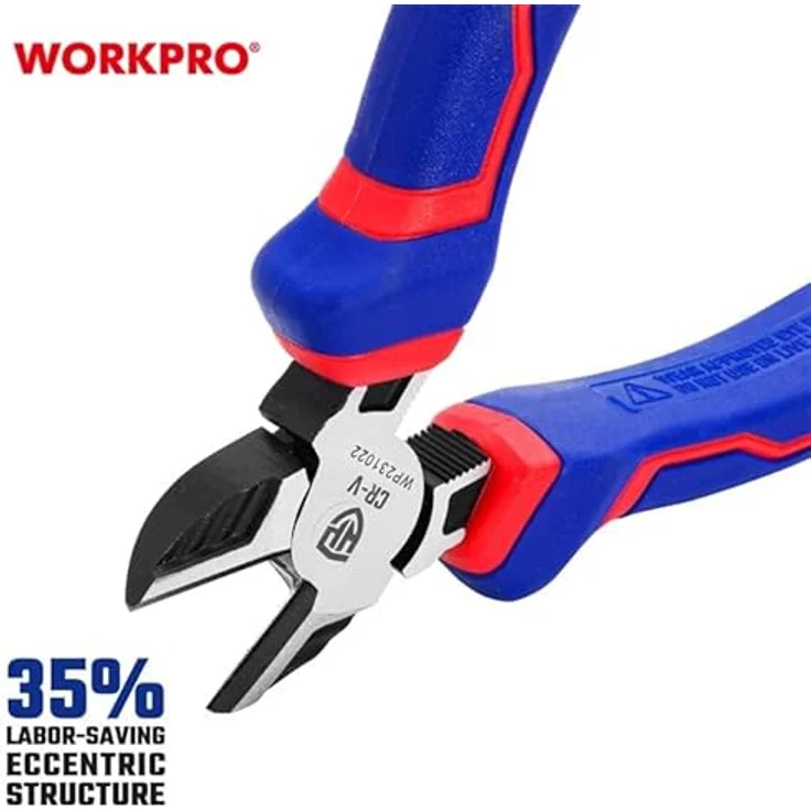 WORKPRO Seitliche Crv-Schneidzange, 15,2 cm, 160 mm, 24 x 9 x 9 - Ergonomisch gestaltete Zange, 24 x 9 x 9, von WORKPRO – Bild 5