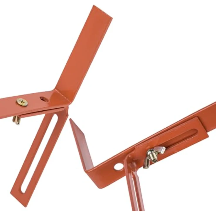 4 Paar Blumenkastenhalter terrakotta Standard H-Form Kasten Halter Balkonkastenh – Bild 5