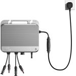 ZENDURE SuperCharged Zendure SolarFlow 800, Mikrowechselrichter für Balkonkraftwerk, 1200W Solar Eingang, 800W AC Eingang/Ausgang, Schwache Lichterzeugung, TOU, APP