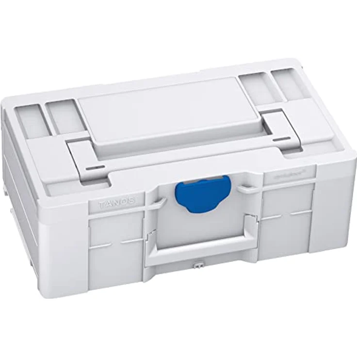 Tanos Systainer³ L 187 83000008, Transportkiste aus ABS Kunststoff, lichtgrau, 296 x 508 x 180 mm – Bild 1