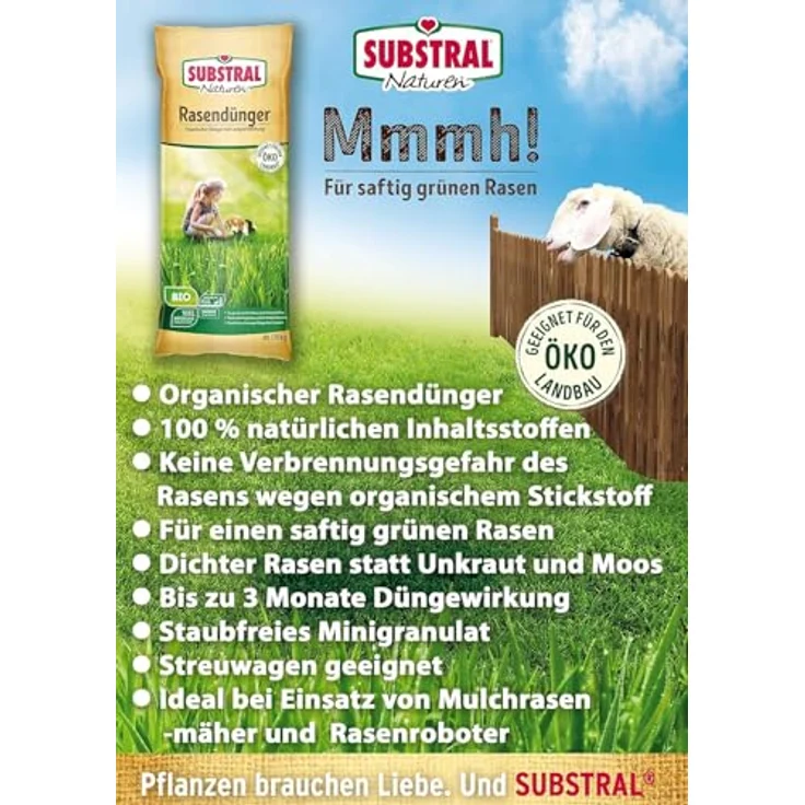 Substral Naturen Bio Rasendünger 500 20 kg – Bild 9