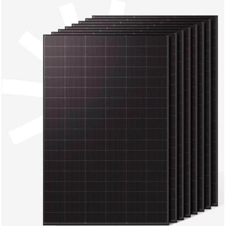Kleines Kraftwerk SunPro 500Wp Solarmodul TOPCon – bifazial, Glas-Glas, Full Black für Balkonkraftwerk & Inselanlage – Bild 2