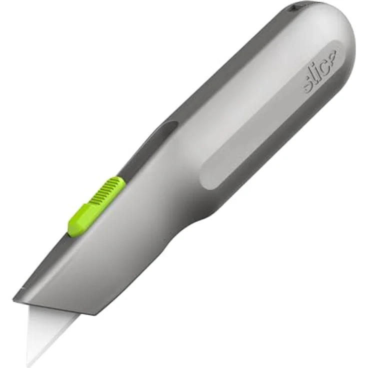 SPG Cuttermesser M, Teppichmesser mit Metallgriff und automatischem Klingenrückzug, 6er Set – Bild 2