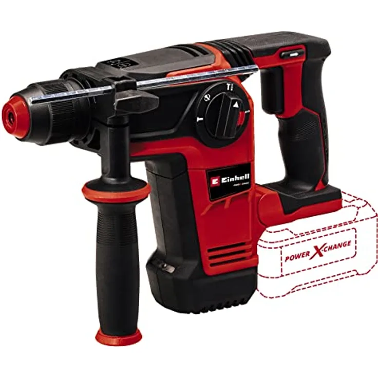 Einhell Professional Akku-Bohrhammer TP-HD 18/26 Li BL-Solo Power X-Change (18 V, Brushless, 2,6 J, SDS-plus, pneumatisches Schlagwerk, 4 Funktionen, Koffer, ohne Akku)