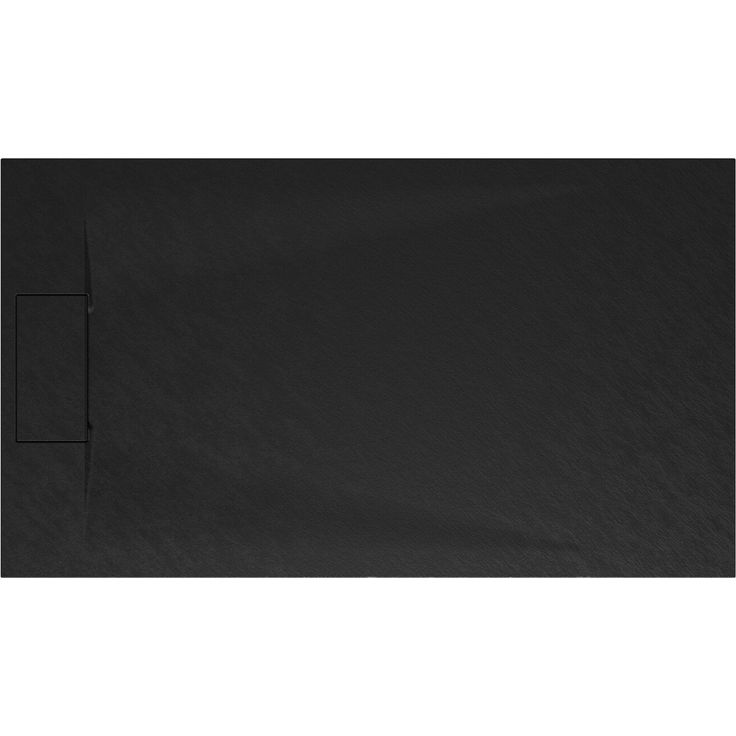Breuer Duschwanne 'Lite Line/Quick72' Anthrazit 80 x 100 cm, ultra-leicht mit Steinoptik und Antirutsch-Effekt