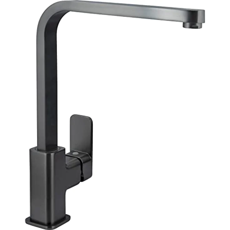 CORNAT Spültischarmatur Temao, Küchenarmatur mit hochrotierender Düse, graphit – Bild 4