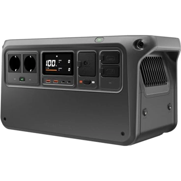 DJI Power 1000 V2 Tragbare Powerstation, 1024Wh, 2600W Solar Generator, LiFePO4 Akku, Schnellladung in 37 Min, Elektrischer Generator für Camping und Zuhause – Bild 1