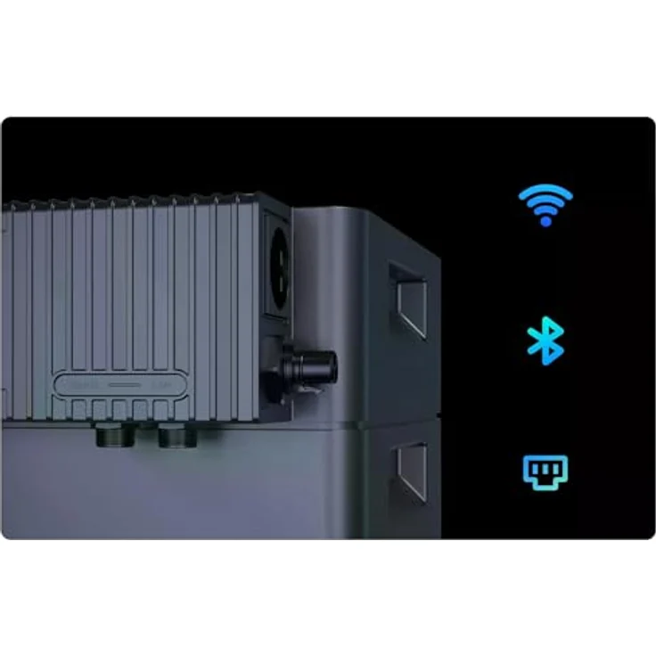 MARSTEK VENUS D Balkonkraftwerk-System Hauptgerät mit 2.2kW AC-Kopplung, 4 MPPT, erweiterbar auf 15,36 kWh, wetterfest nach IP65 – Bild 5