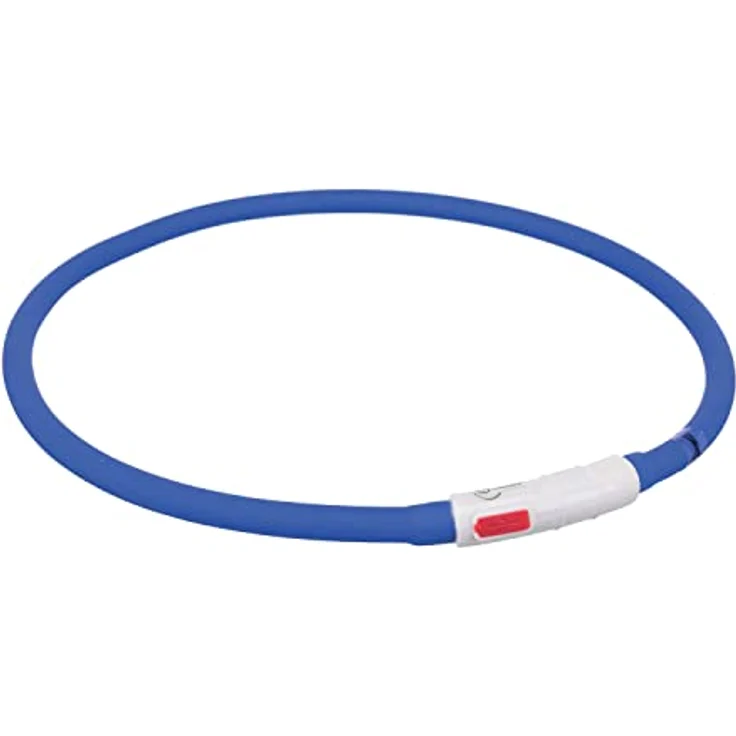TRIXIE USB Leuchthalsband - Blau – Bild 2
