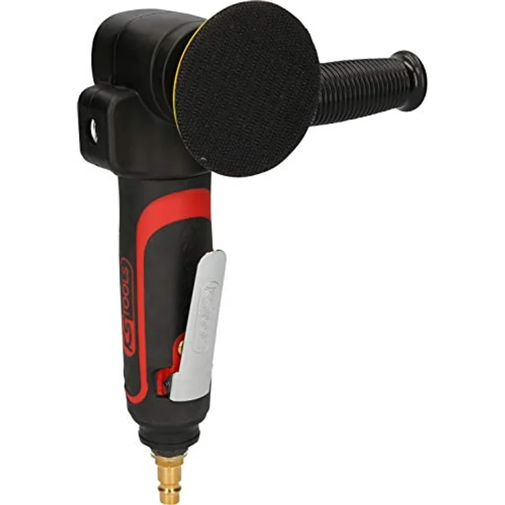 KS Tools Poliermaschine, 1/4" Druckluft-Polierer mit abgewinkelter Ausführung, 3000 max. U/min (Blau) – Bild 5