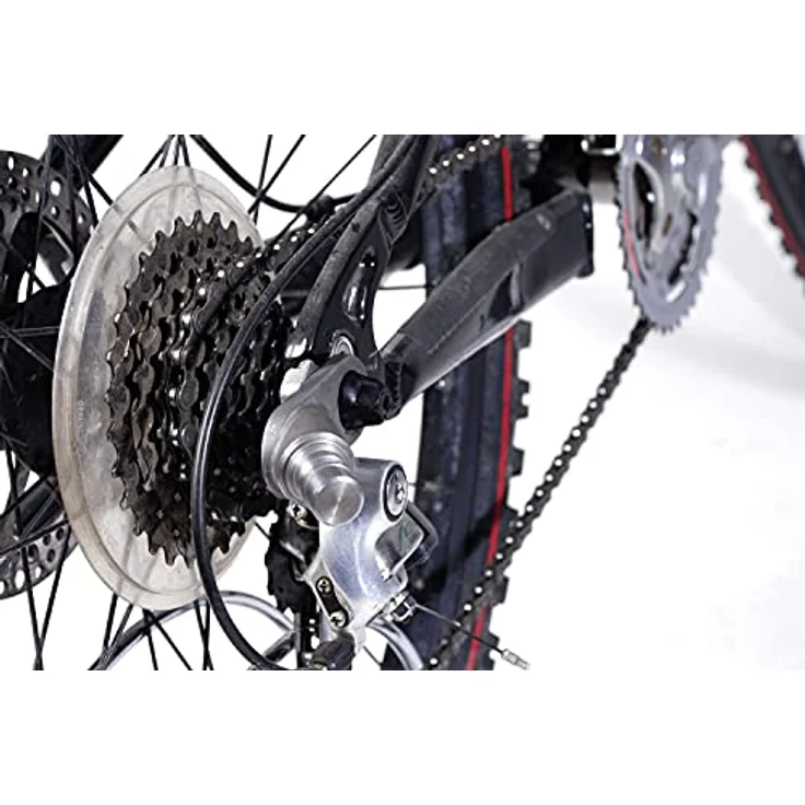 dobar® Hinterradhalterung für die Hundeleine Walky Dog Plus - Zubehör für Fahrradleine - Befestigung für Abstandhalter - Edelstahl – Bild 2