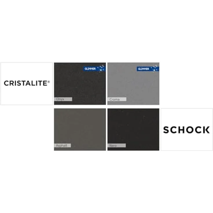 Schock Superb D-150 A Nero - Granitspüle in Schwarz, 100 x 50 cm, reversibles Becken, 2 Hahnlöcher – Bild 5