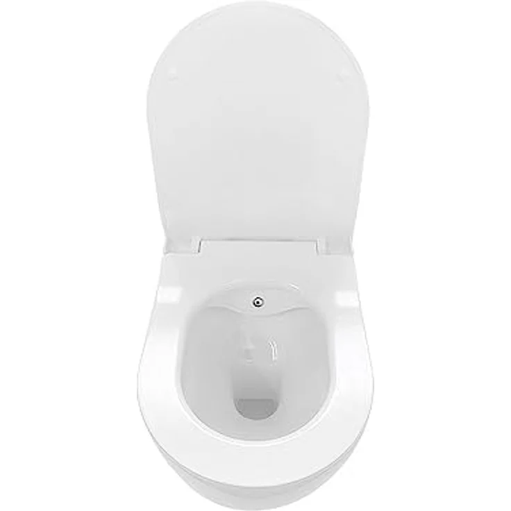 Aloni Spülrandlos Hänge Dusch Wand WC Taharet Bidet Toilette mit integrierter Armatur, Luxusmarke, Farbe: unbekannt – Bild 3