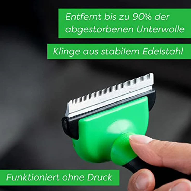 FinoPet 5er Set mit verschiedenen Hundebürsten/Katzenbürsten, XL Fusselrolle und Zeckenzange im Aktionsset, Langhaar Kurzhaar Unterwolle Bürsten Tierhaarentferner, Automatische Zeckenentfernung – Bild 5