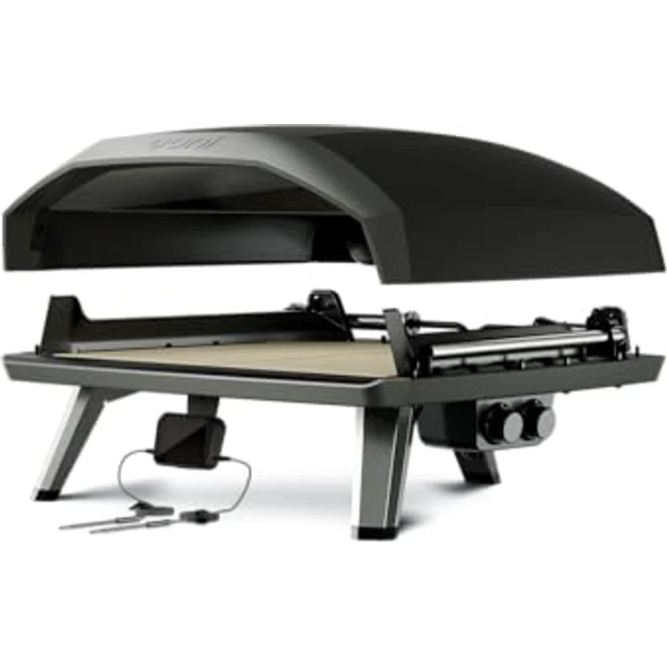 Ooni Koda 2 MAX, Pizzaofen mit 61 cm großer Kochzone, doppelter Kochzone, Ooni G2 Gas Technology™ und 20mm Pizzastein aus Cordierit – Bild 3