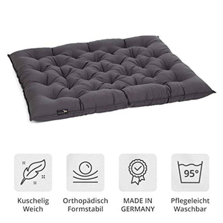 Pointer | Hundekissen Urban - orthopädisch, waschbar, robust, bequem (XXXL - 90x80 cm, Grau) – Bild 2