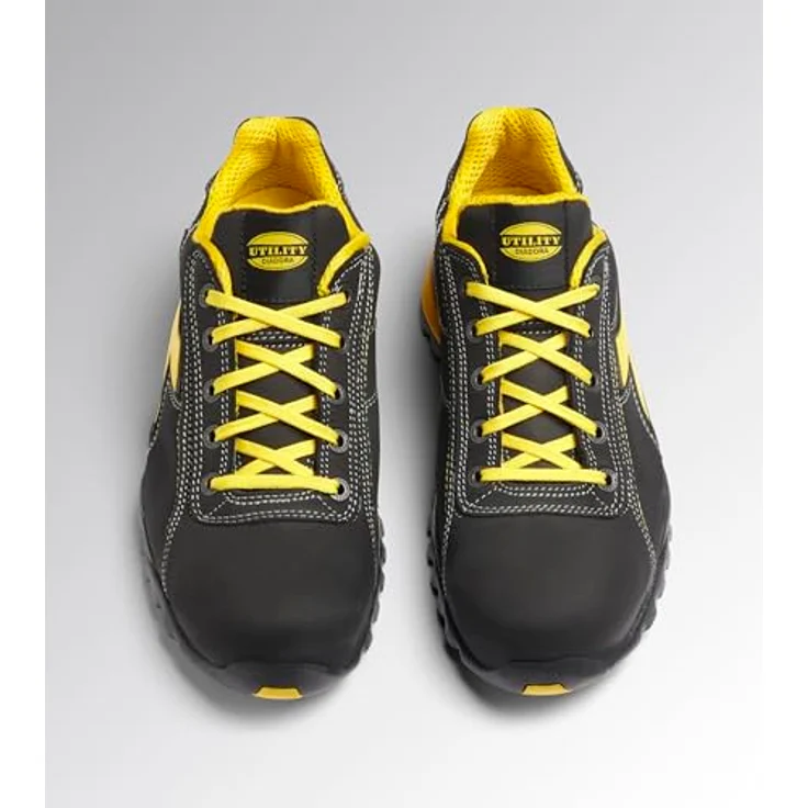 Diadora GLOVE LOW S3S FO HRO, Sicherheitshalbschuhe aus wasserabweisendem Nubukleder mit Aluminium-Zehenschutzkappe und atmungsaktivem Innenfutter – Bild 2